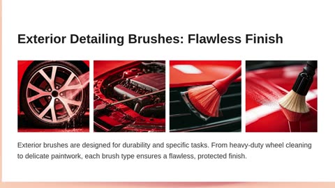 Precision Perfected: Mastering Auto Detailing with Specialized Brushes