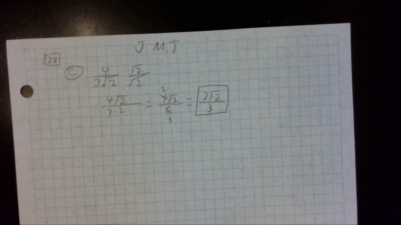 Saxon Algebra 2 Lesson 28 (c)