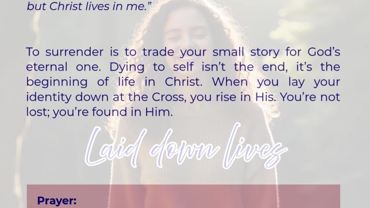 Laid Down Lives