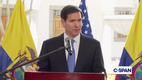 SEC. RUBIO: "Today we have designated as terrorist organizations two groups