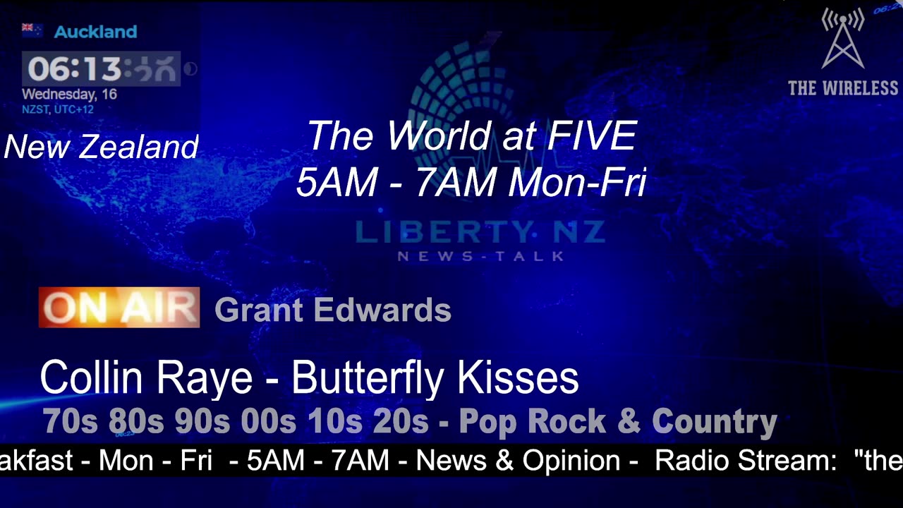The World at FIVE - 16th July 25 - Grant Edwards 5AM-7AM