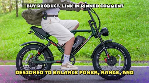 S8 Electric Bike 2000W Double Motor 48V 25AH Lithium Battery 20-Inch Fat Tire Off-Road Electric Bike
