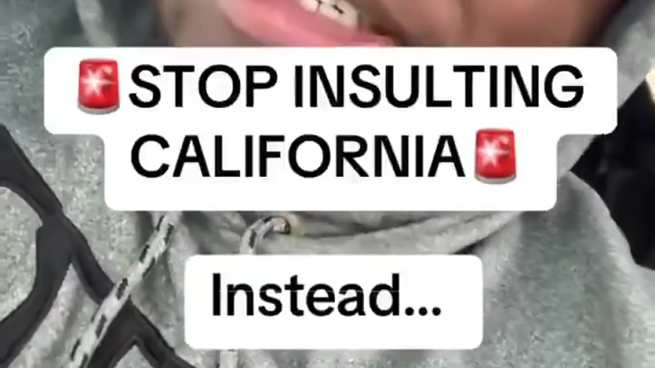 Stop insulting California Instead Pray for Them