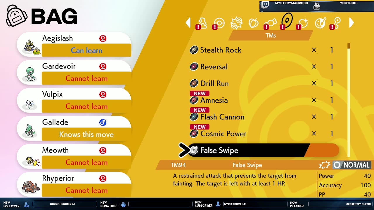 Sorting my pokemon.