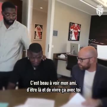 Paul Pogba, emotional when he signed for Monaco 😢😢