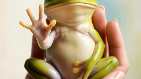 meditation with a frog
