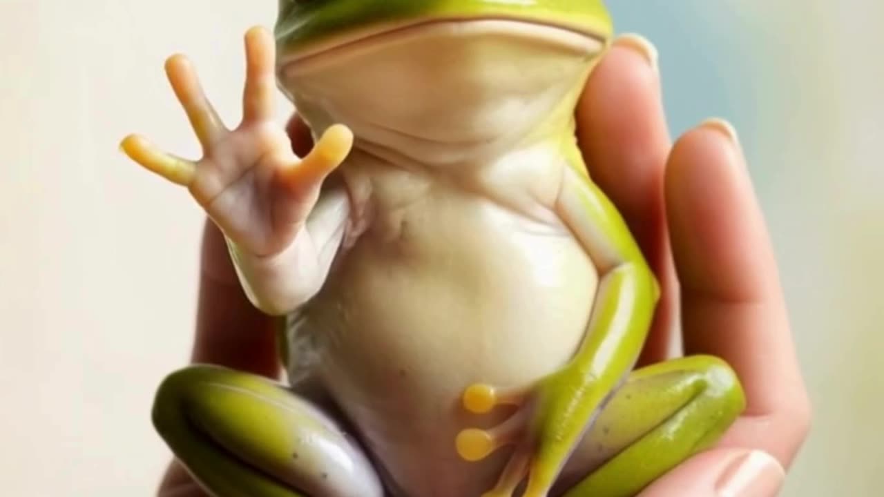 meditation with a frog