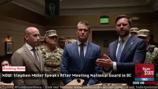 DIRTY COMMUNISTS: Stephen Miller EXPLOSIVE Press Conference at Meeting with National Guard in DC!