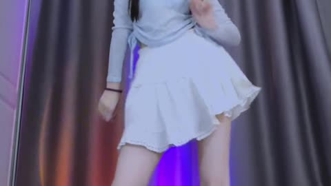 Provocative Snow White Tennis Skirt Supple Urban Dance | Daily Beauty EP 1198