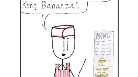 Sticky Shorts: Banana Splits (Stick-y Humor Comic Video)