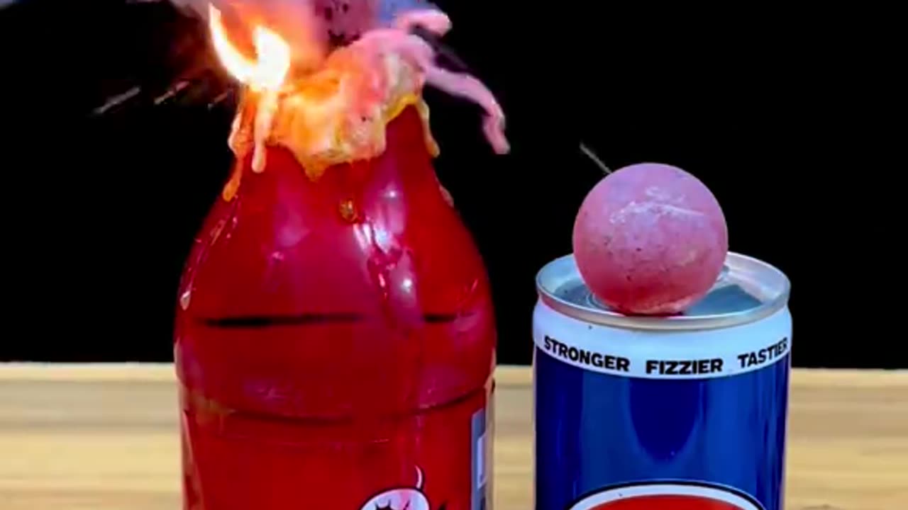 Hot fire ball in Sting Vs Pepsi Challenge