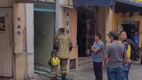 Incendio zapatería de Bucaramanga