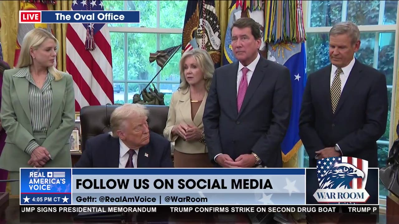 MARSHA BLACKBURN THANKS PRESIDENT TRUMP