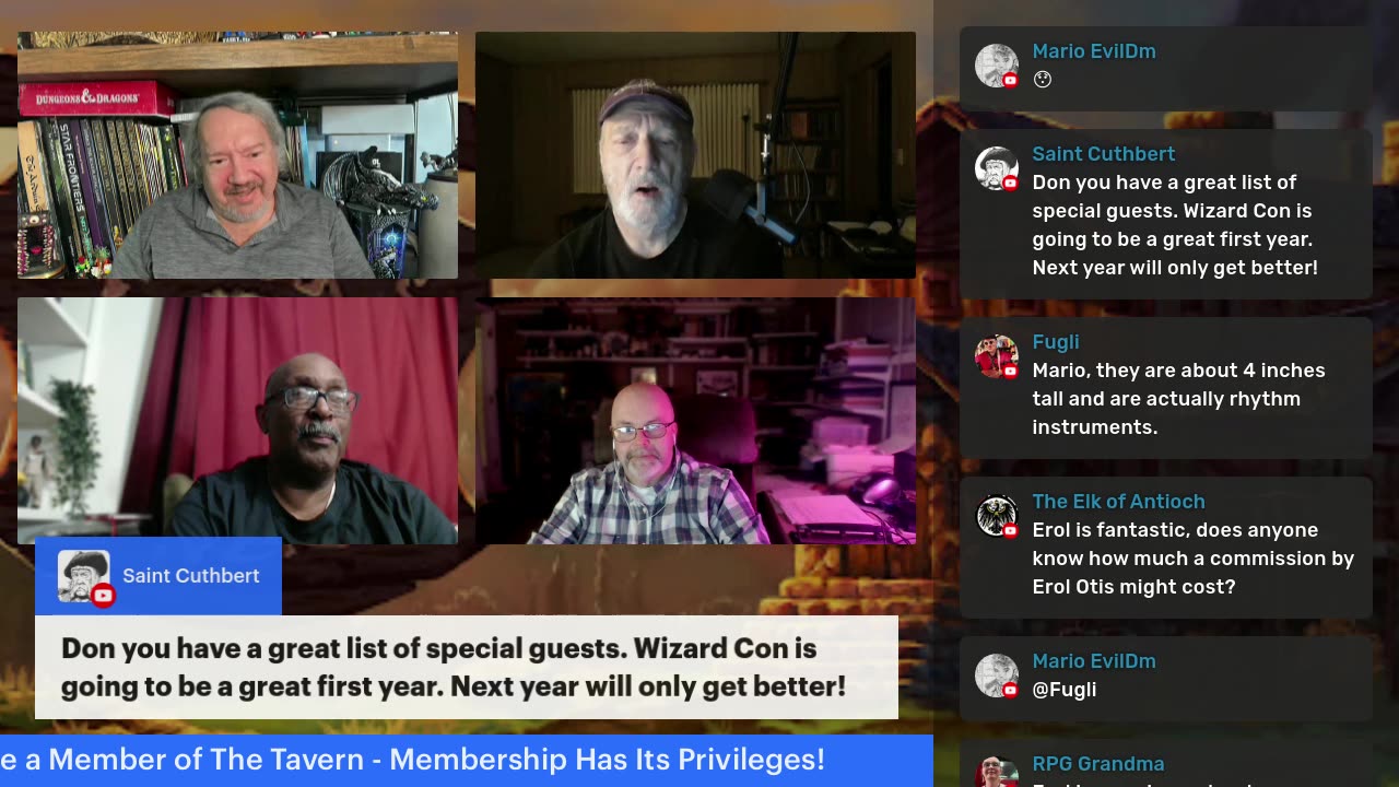 Dungeons, Dragons, & Discourse Live! W/ Mark Hunt & Don Semora Tonight @ 8PM ET