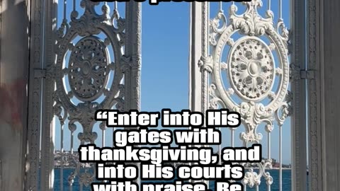 Entering With Praise