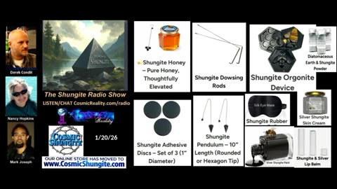 SHUNGITE REALITY 1/20/26 - New Products and New Website
