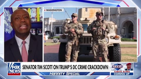 Sen Tim Scott Thanks Trump for Making DC Safe