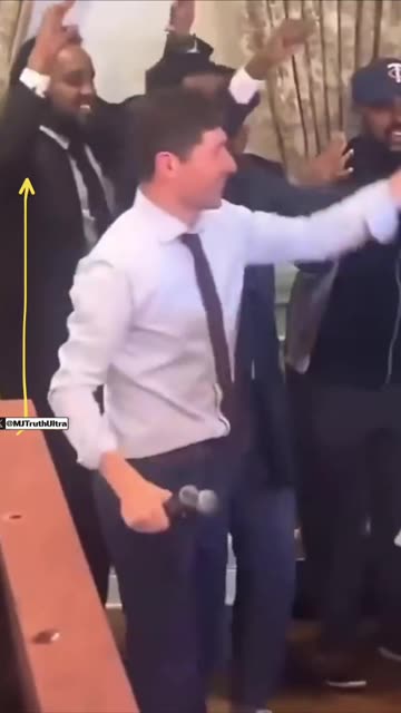 Quality Learing Center Guy dancing with Mayor Jacob Frey