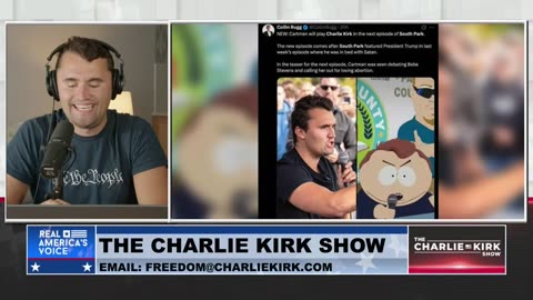 Charlie Kirk Featured on Upcoming Episode of South Park, Proving the Virality of Our Movement