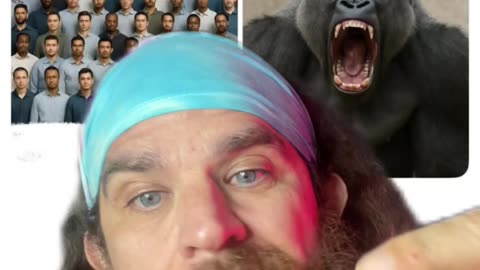 100 men versus gorilla #Gorilla #Silverback #FightGame #TadpoleTriplett #Comedian #Comedy