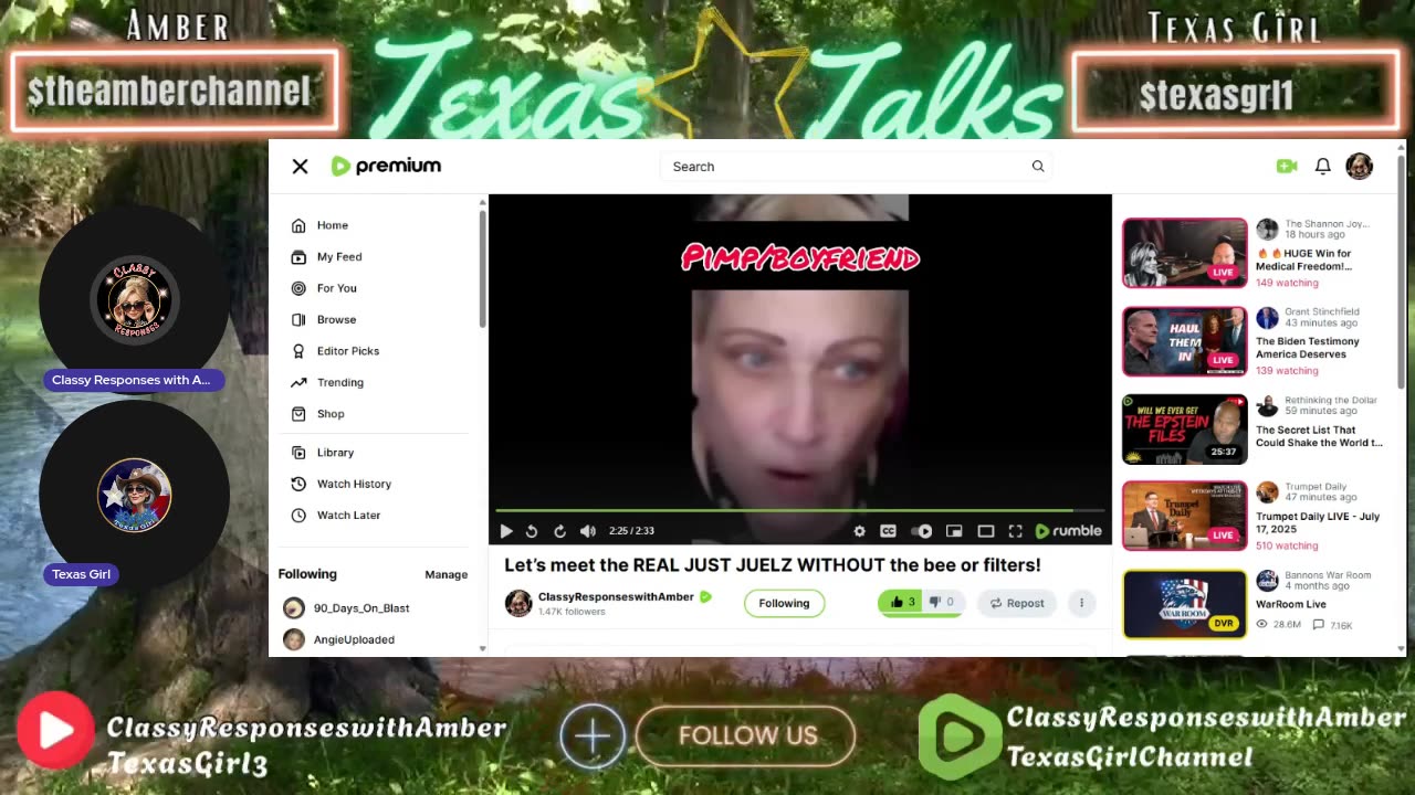 Texas Talks Coffee and Convo Deleted live 7/17/25
