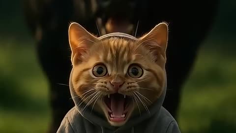 Cat Tries Milking a Cow and THIS Happens!