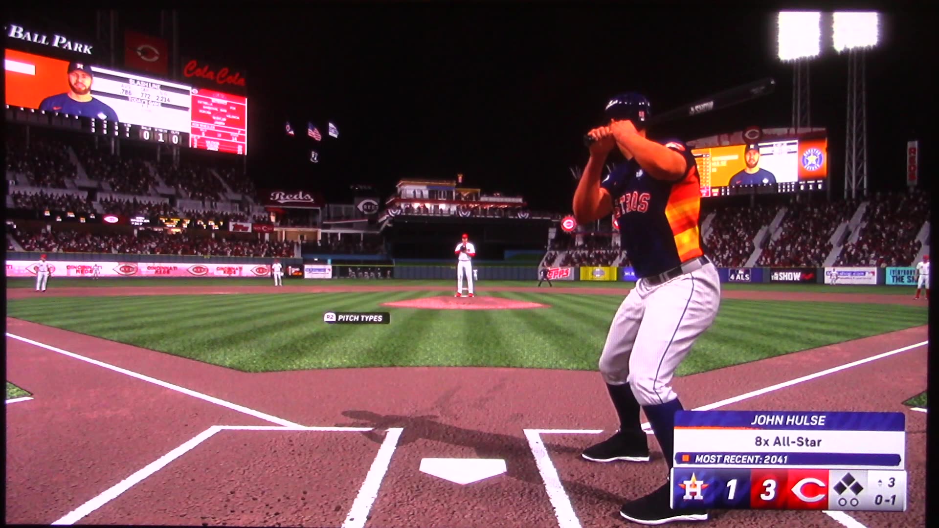 MLB The Show: Houston Astros vs Cincinnati Reds (S16 World Series G5)