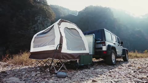 Now on Kickstarter: Goodbye Rooftop Tents — Hitch-Home Duo is Here