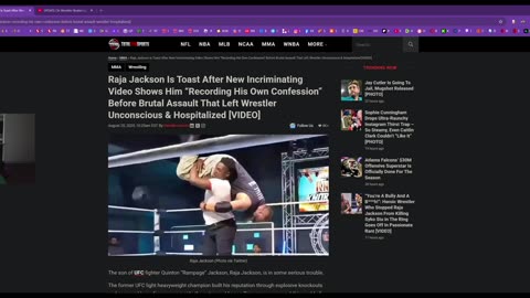 Raja Jackson beat wrestler Stu so badly that his heart stopped