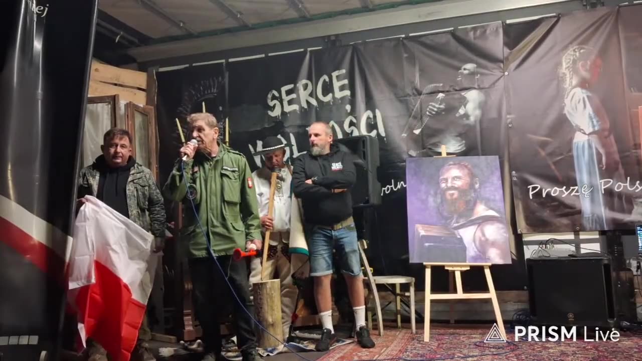 Grunwald 2025r XV Wiec Kamracki - Początek- Wspomnienie Witka Muzyka Ulicy