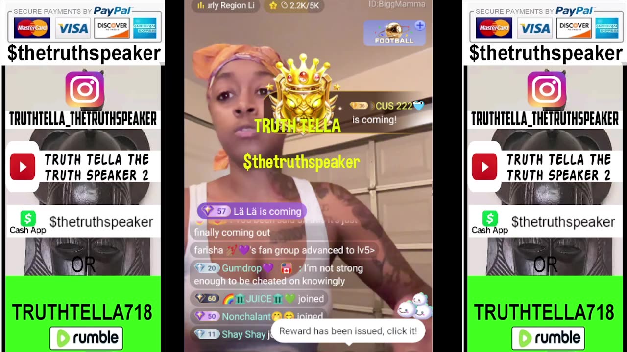 BIG SUEWOO MORNING LIVE PT. 2 B4 CLIPPED THEN QUEEN TOMIKAY LIVE PT. 1