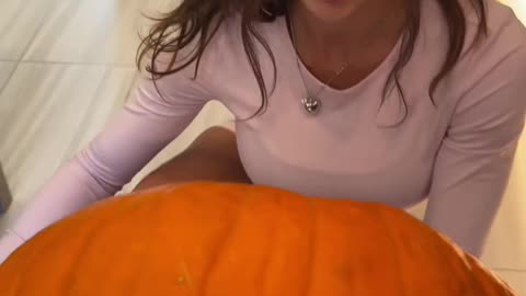 the only right way to carve a pumpkin