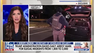 'It's time Americans come first': Kristi Noem backs Trump's daily ICE arrest goal