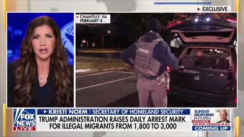 'It's time Americans come first': Kristi Noem backs Trump's daily ICE arrest goal
