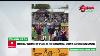 Another female athletic award stolen by a "woman"