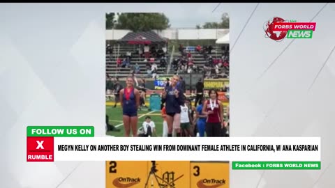 Another female athletic award stolen by a "woman"