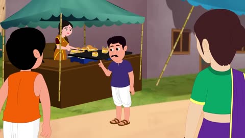 वड़ा पाव वाला _ Hindi Kahani - Hindi Cartoon - Moral Stories - Hindi Fairy Tales Kahaniya