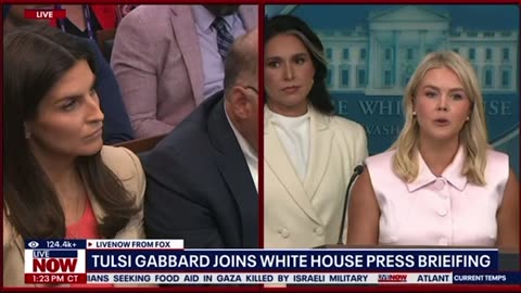 Karoline Leavitt DESTROYS CNN's Kaitlan Collins In Briefing with DNI gabbard