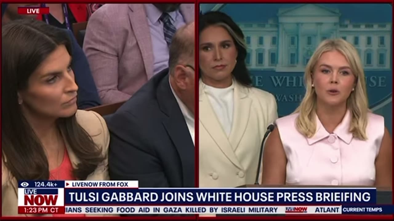 Karoline Leavitt DESTROYS CNN's Kaitlan Collins In Briefing with DNI gabbard
