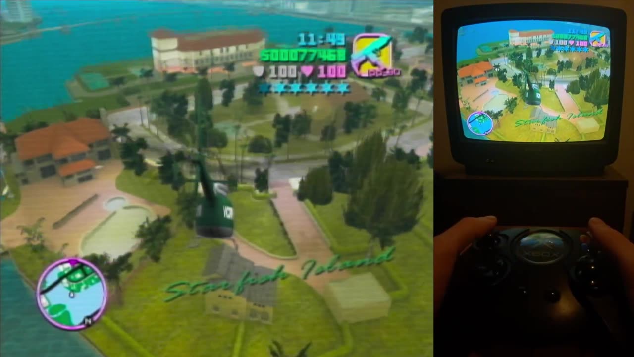 GTA Vice City OG Xbox CRT TV Walkthrough Part 2 #gta #gtavc