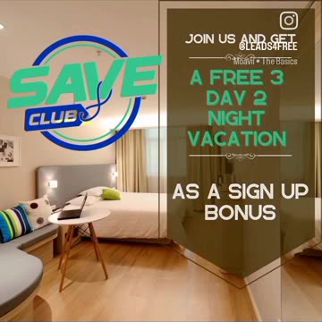don’t miss your chance for a free 3 day 2 night vacation