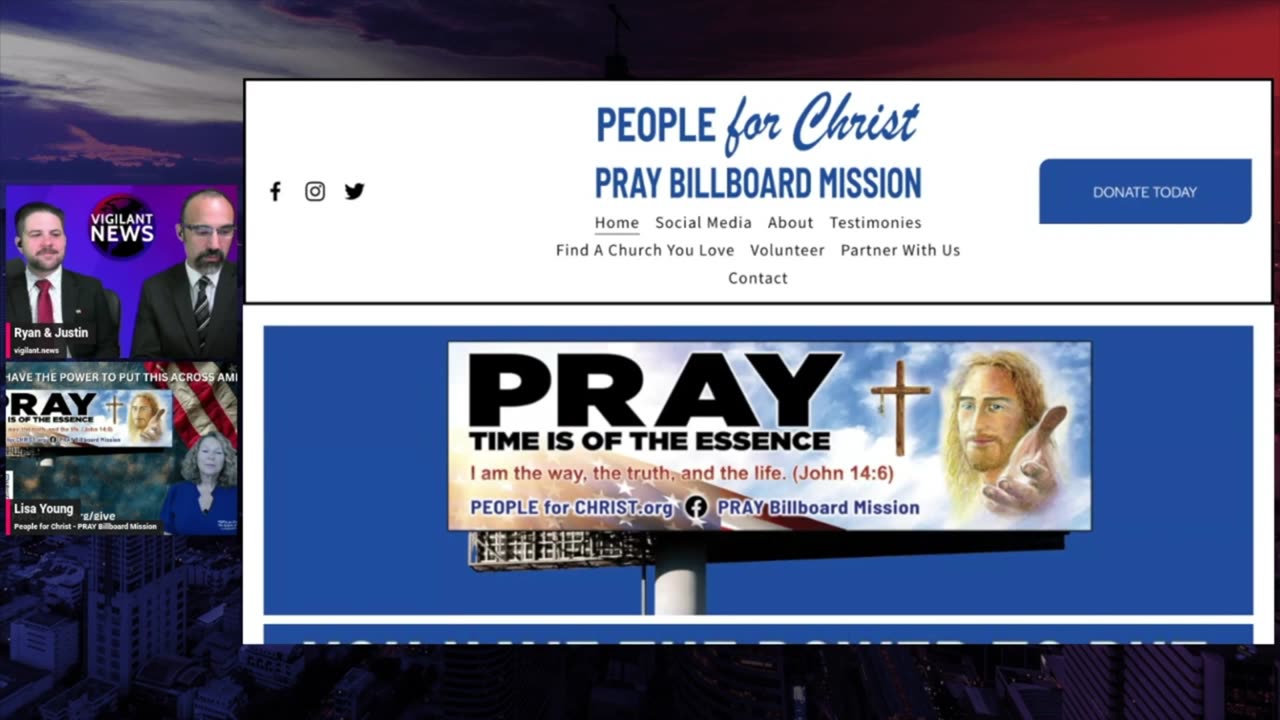 PRAY Billboards and how to donate