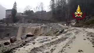 Severe storm causes landslides, widespread flooding in Italy