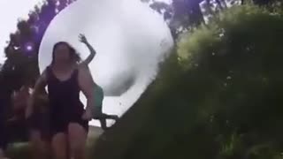 This activity is called Zorbing