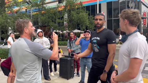 Angry Israeli CONFRONTS Myron in Public and Gets SMOKED