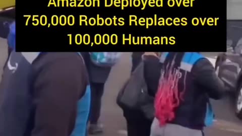 AMAZON REPLACES OVER 100,000 WORKERS WITH 750,000 +ROBOTS