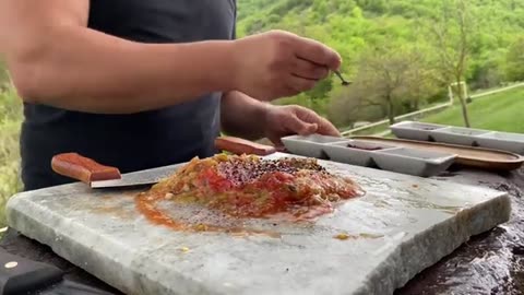 Cooking Salt-Baked Chicken 🧂🍗 & Grilled Salad 🥗🔥