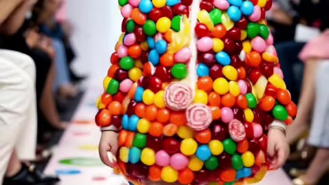 Baby Fashion Show Candy Edition #AI #shorts #cute #cutebaby #fyp