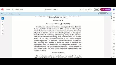 Spanish flu was another vaccine experiment by the Rockefeller Institute