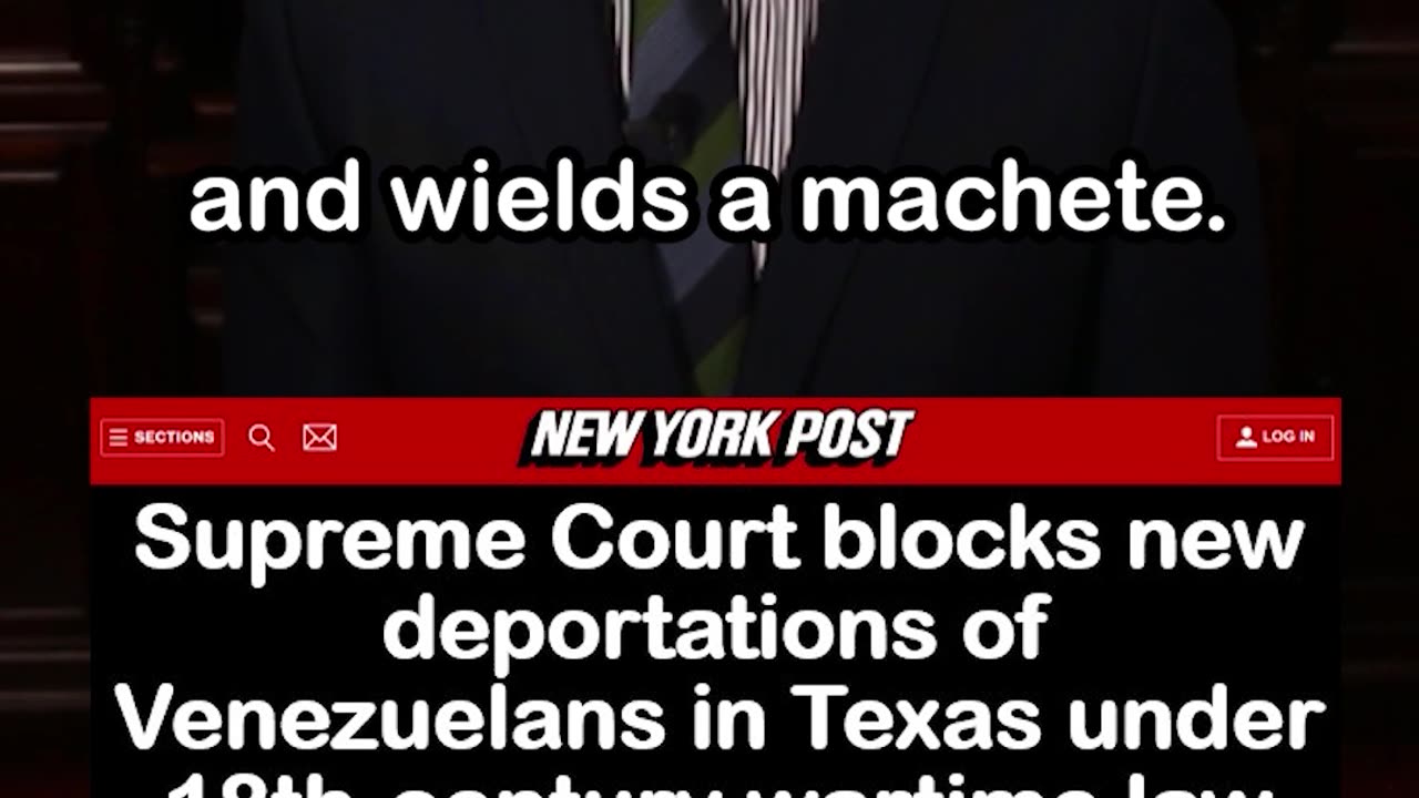 Supreme Court blocks new deportations of Venezuelans in Texas under the Alien Enemies Act